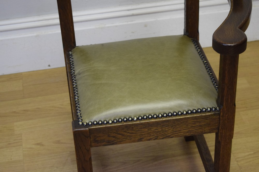 Antique Arts & Crafts Corner Chair View XIV