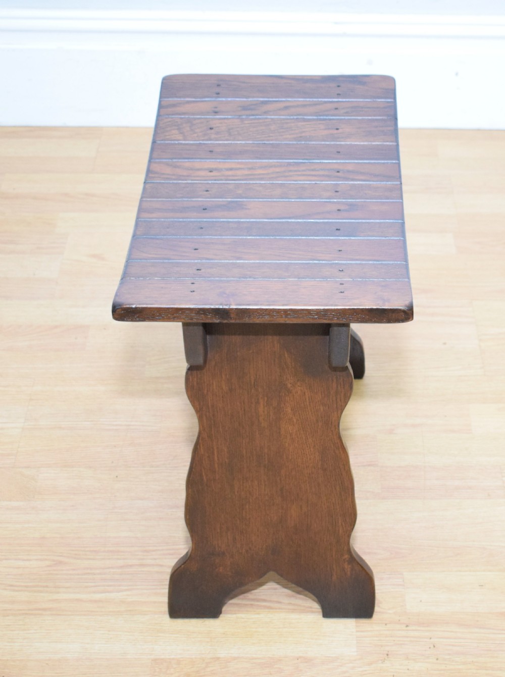Early 20th Century Oak Stool View VI