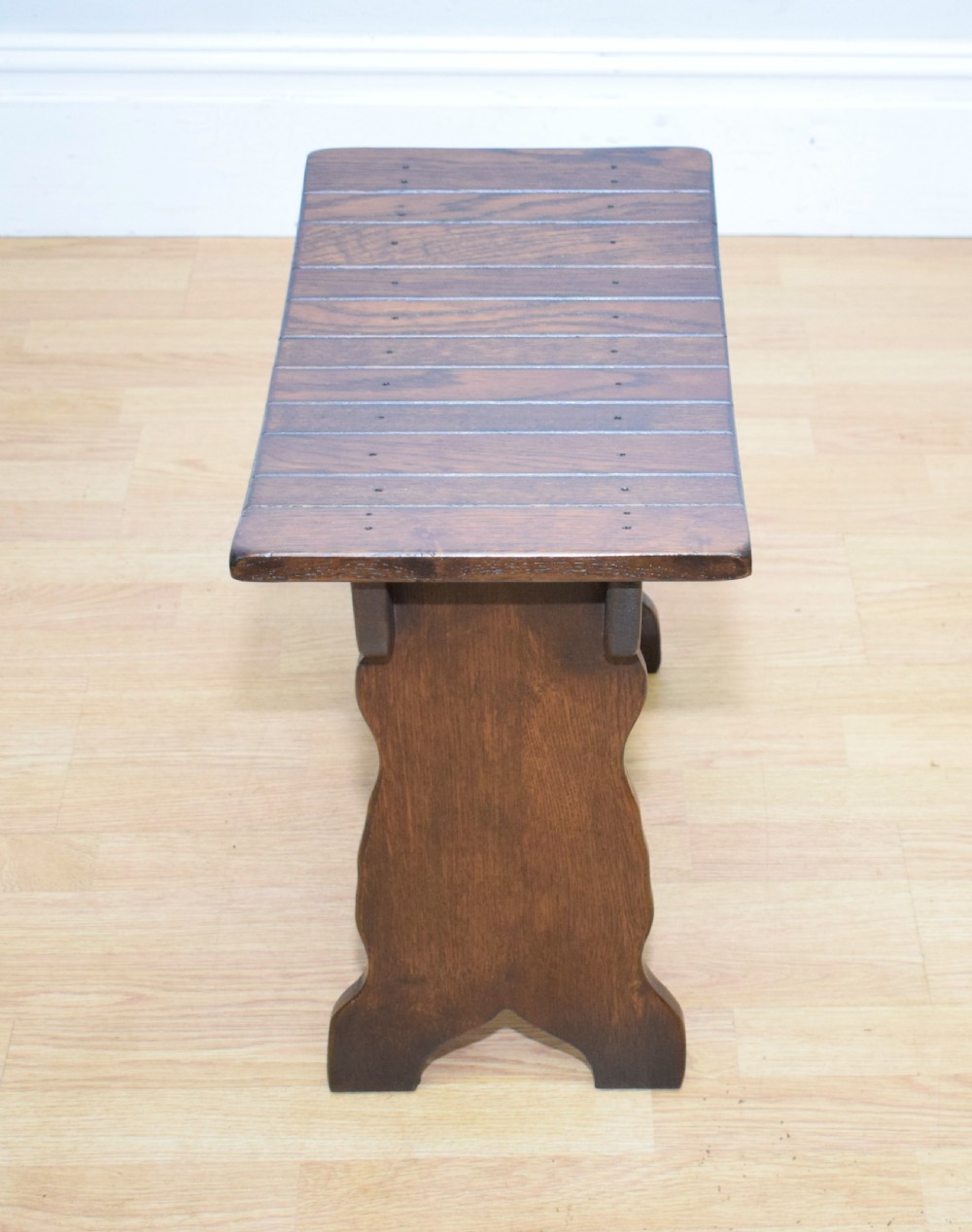 Early 20th Century Oak Stool View VII