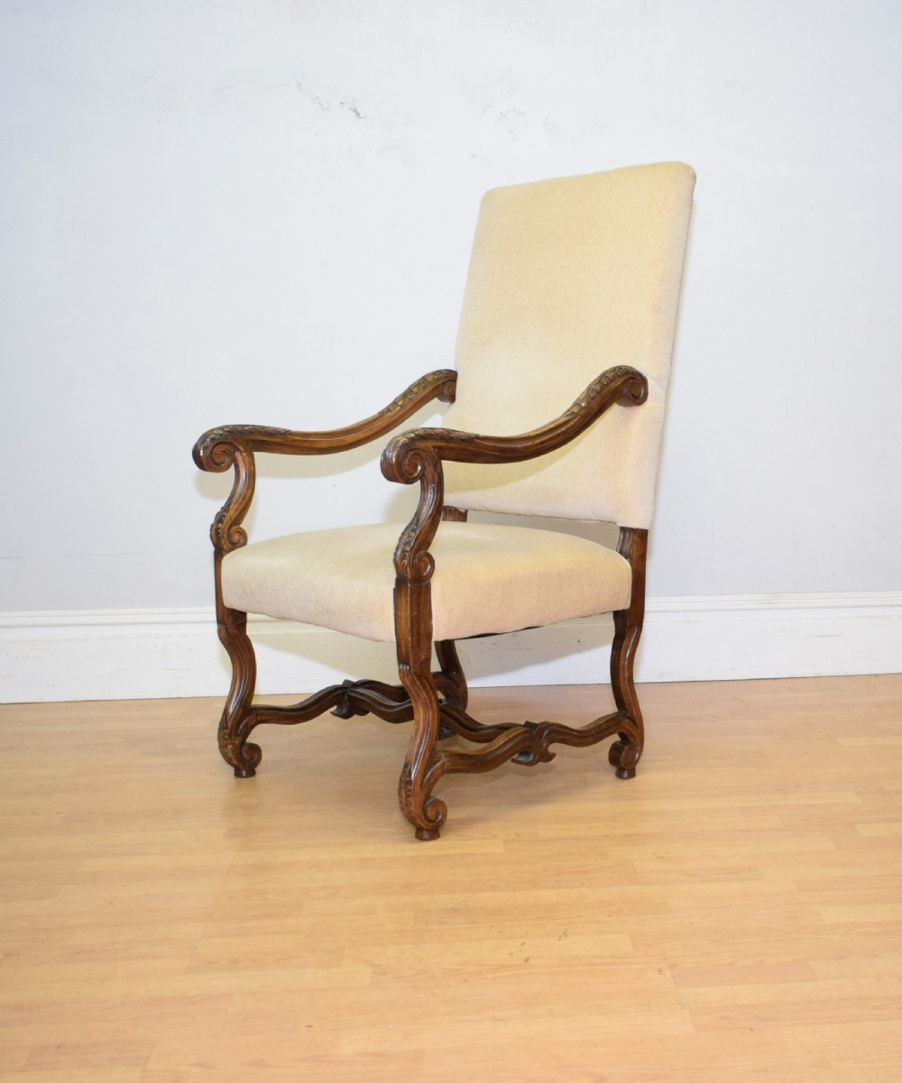 Early 20th Century Walnut Armchair View III