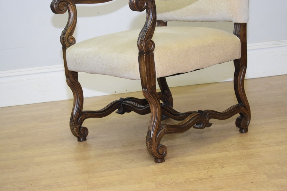 Early 20th Century Walnut Armchair View X