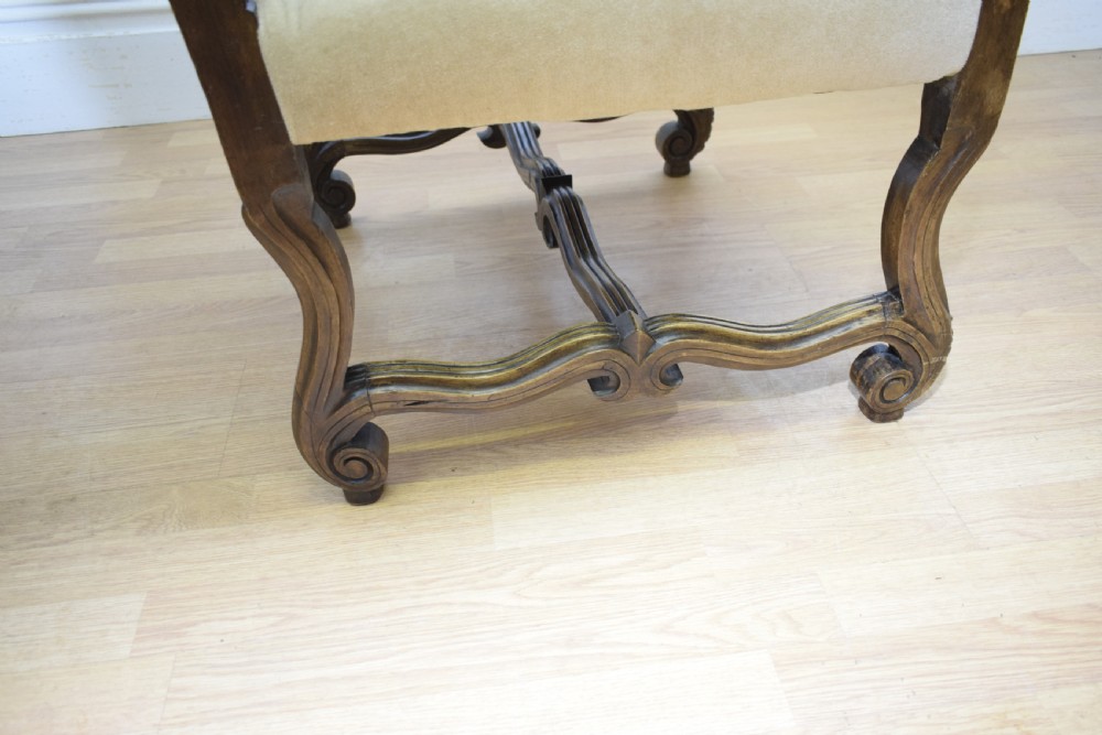 Early 20th Century Walnut Armchair View XIX