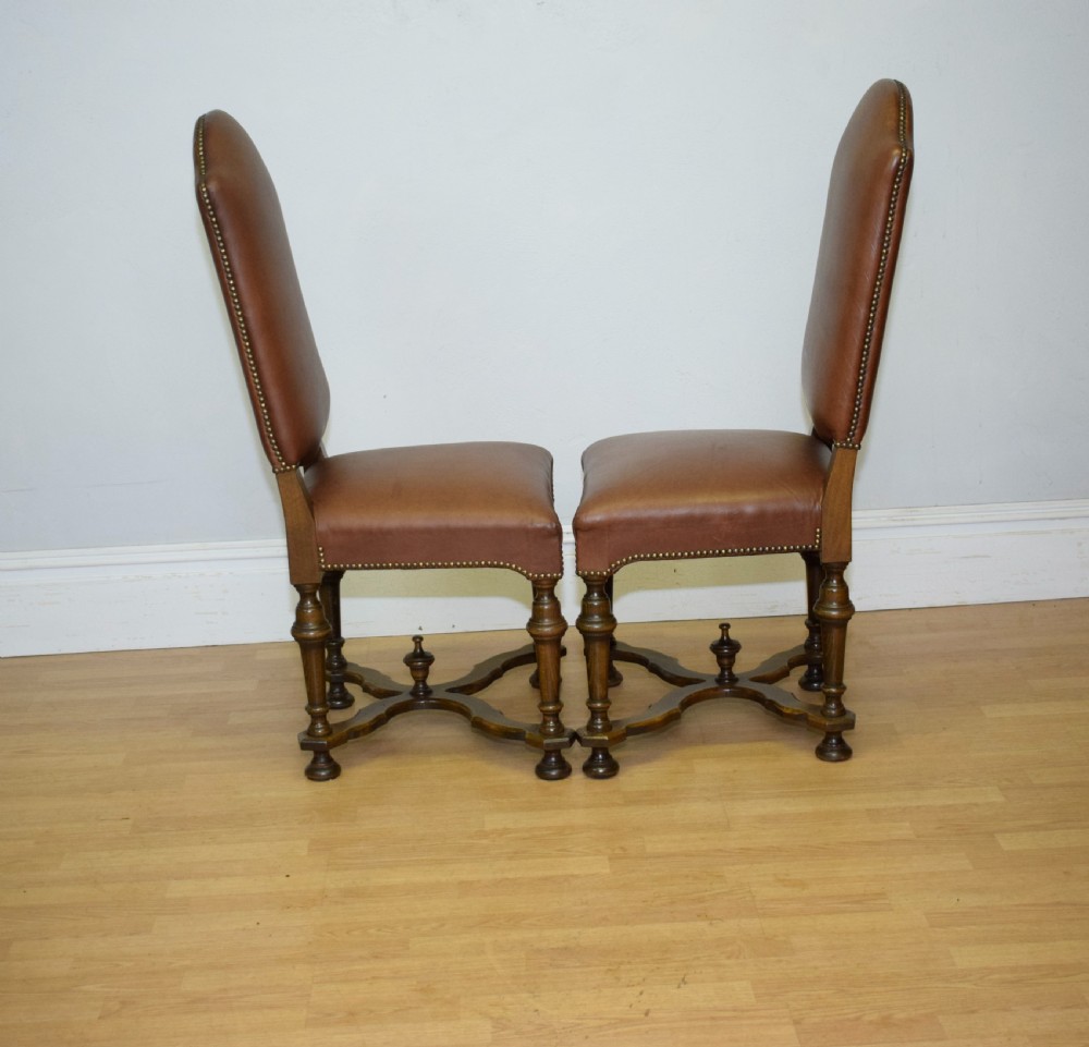 Early 20th Century Pair of Side Chairs View XI