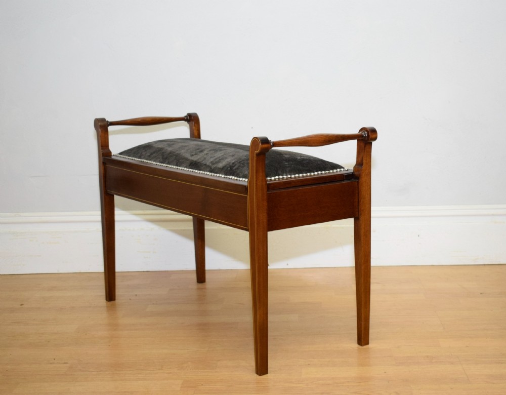 Victorian Duet Piano Stool View II