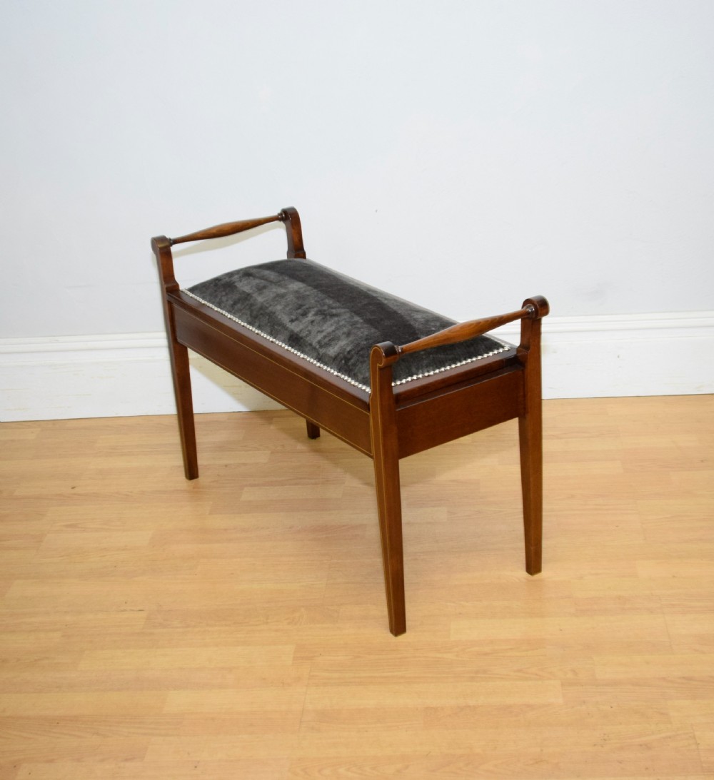 Victorian Duet Piano Stool View IV