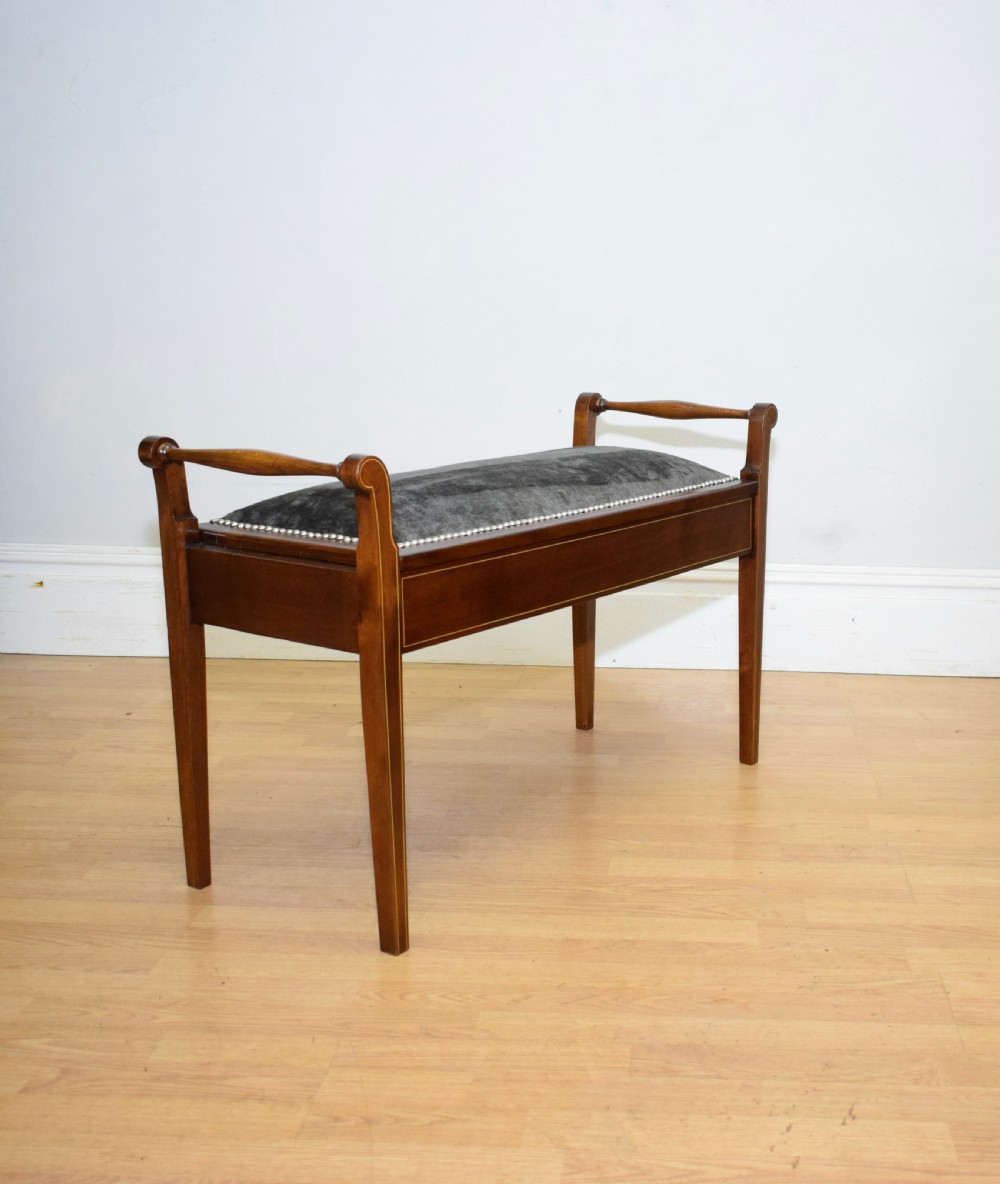 Victorian Duet Piano Stool View V