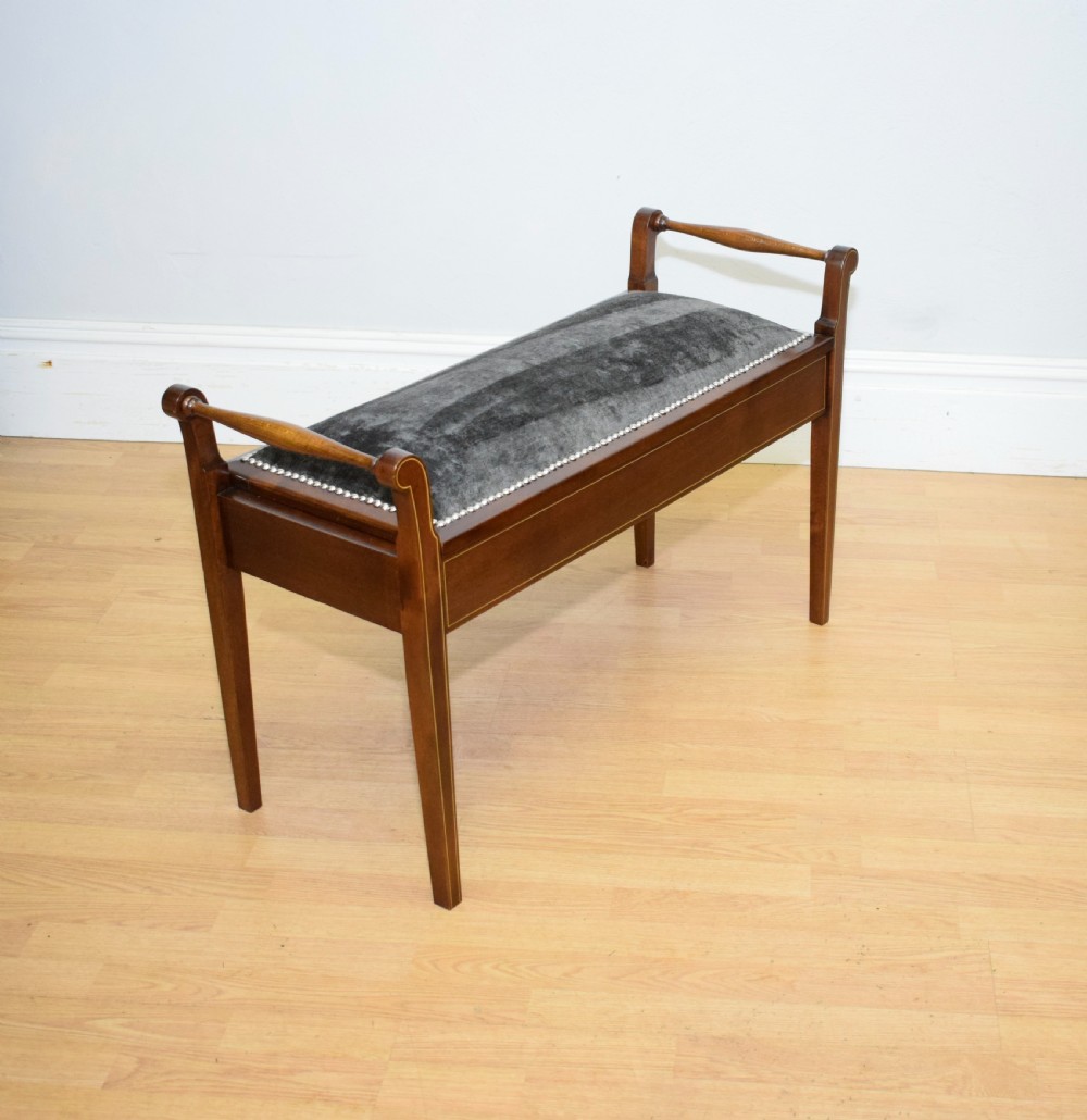 Victorian Duet Piano Stool View VI