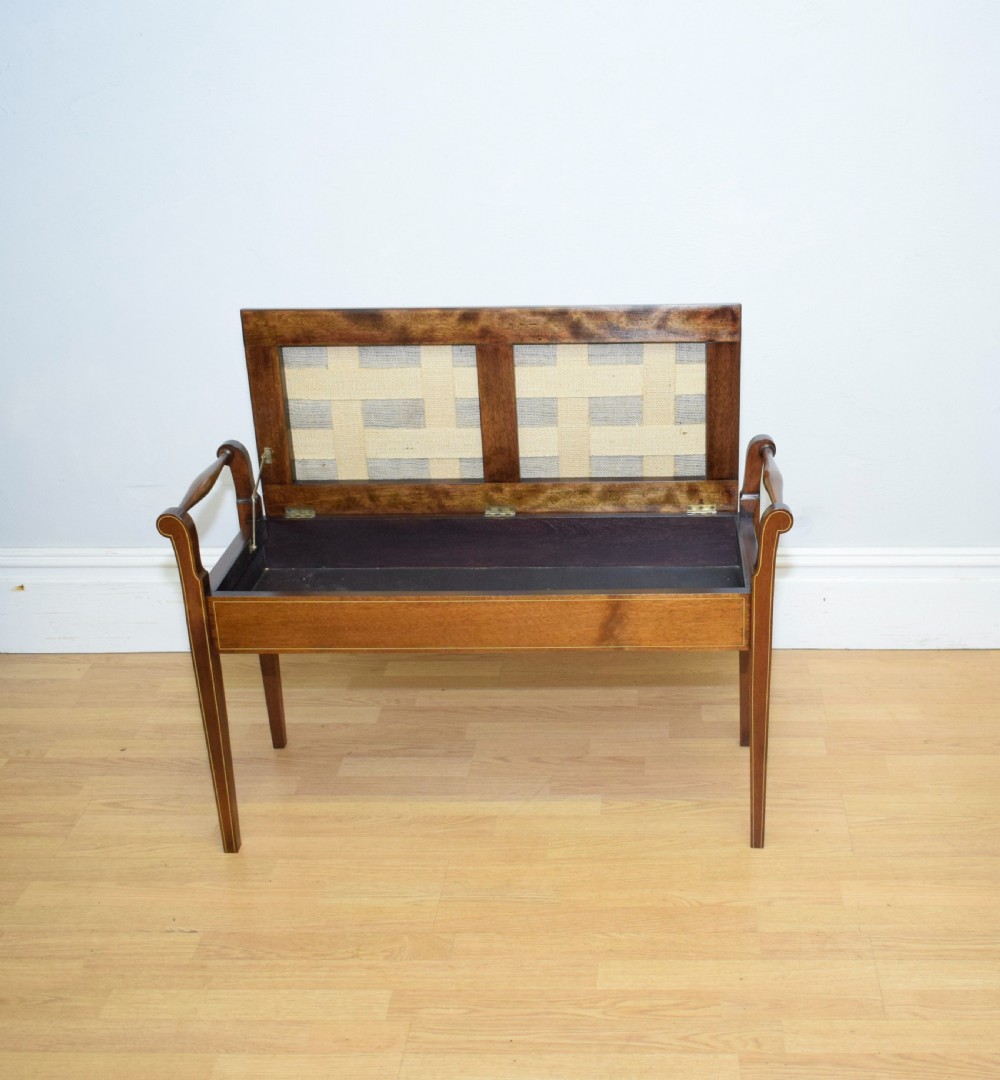 Victorian Duet Piano Stool View VIII