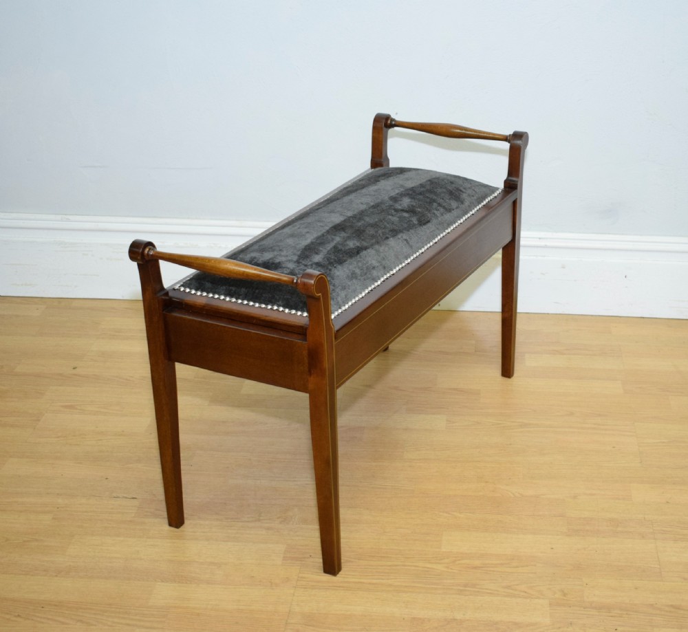 Victorian Duet Piano Stool View X