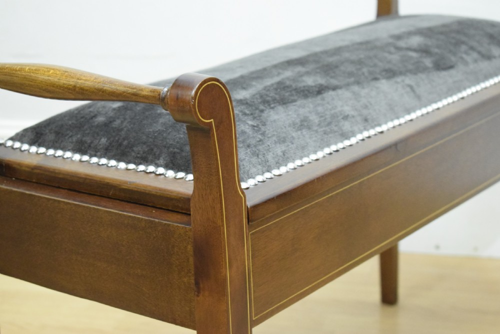 Victorian Duet Piano Stool View XII