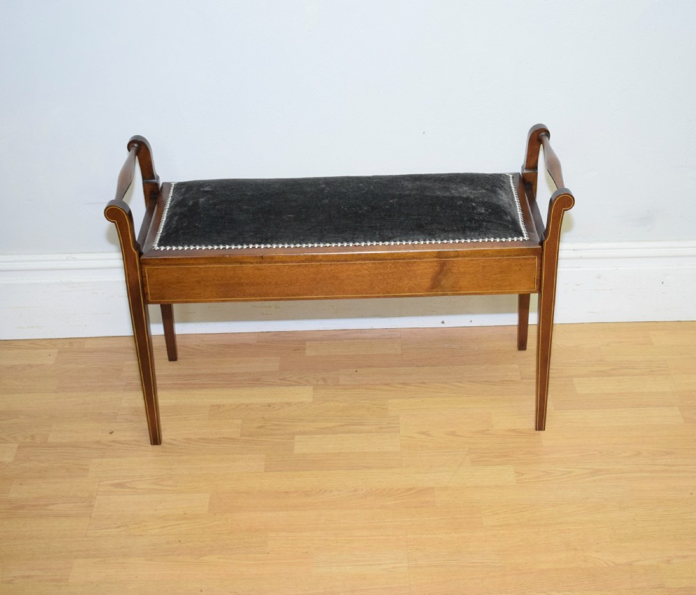 Victorian Duet Piano Stool View XV