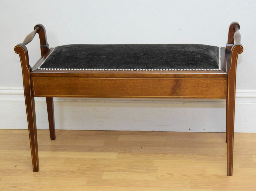 Victorian Duet Piano Stool View XVI