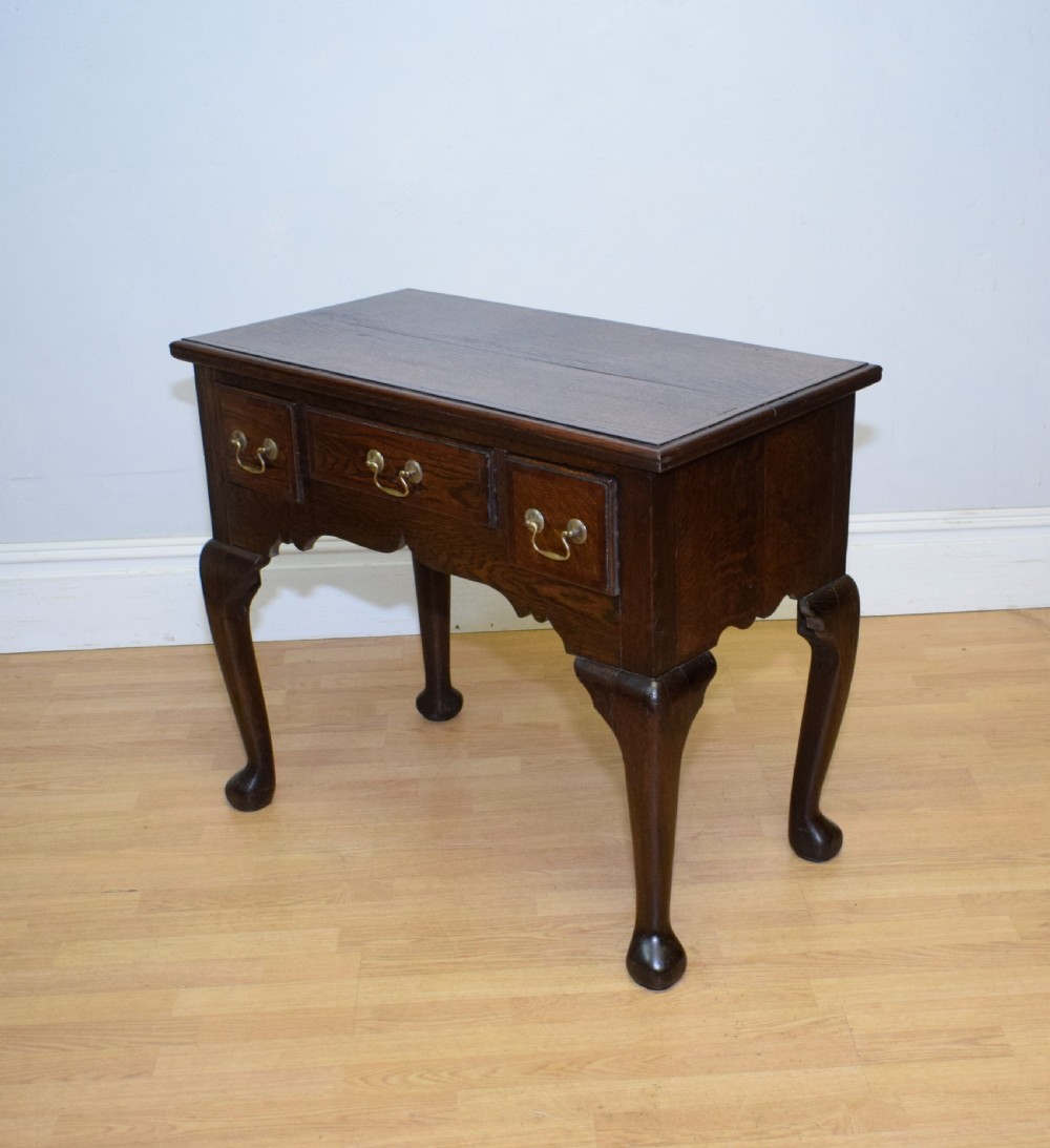 19th Century Lowboy in Oak and Chestnut