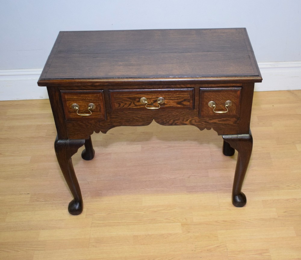 19th Century Lowboy in Oak and Chestnut View VI