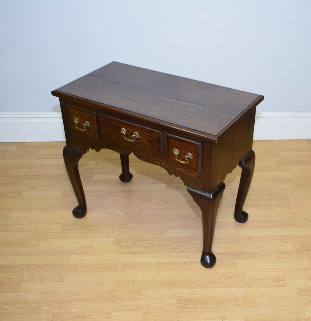 19th Century Lowboy in Oak and Chestnut View IX