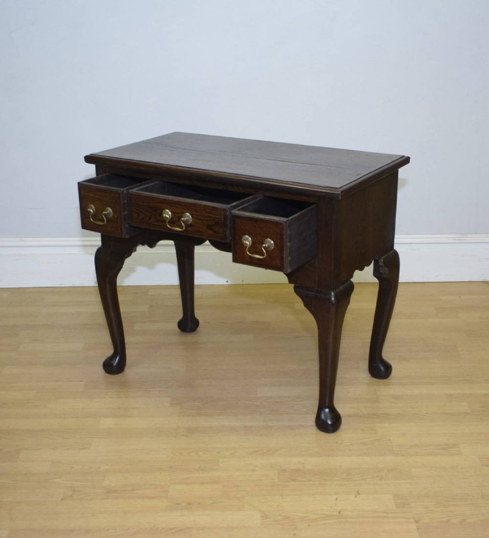 19th Century Lowboy in Oak and Chestnut View X