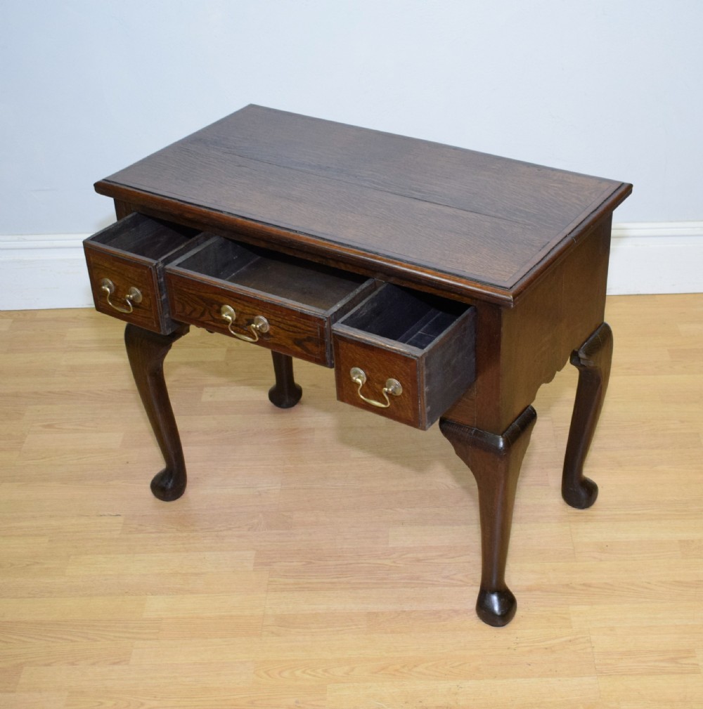 19th Century Lowboy in Oak and Chestnut View XI