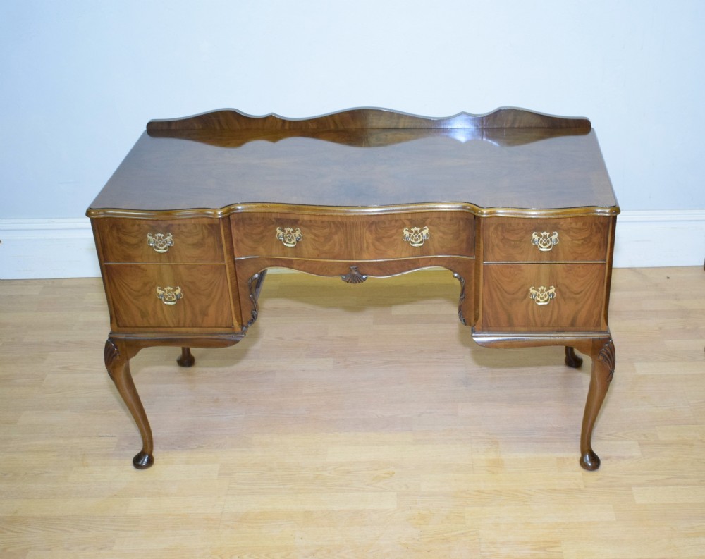 Early 20th Century Walnut Desk View V