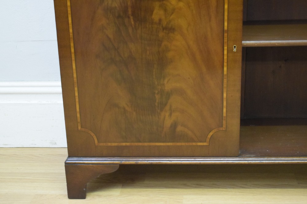 Edwardian Mahogany & Inlaid Bookcase View XX