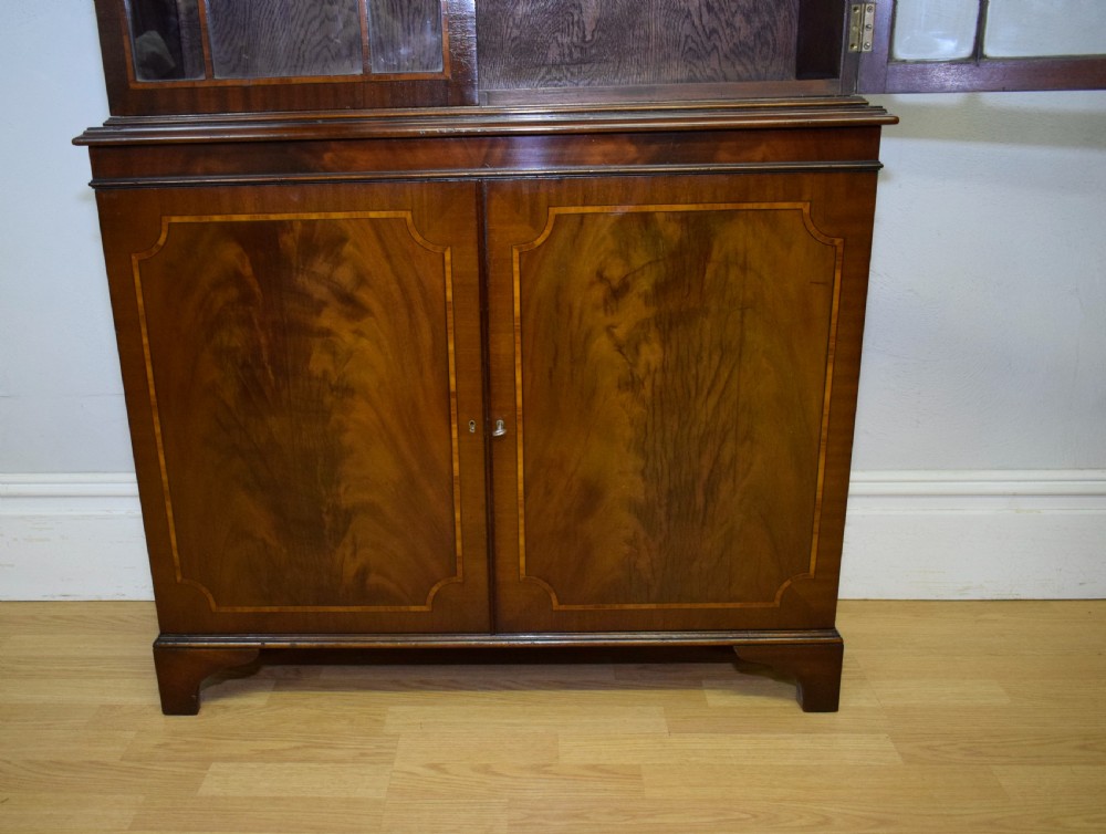 Edwardian Mahogany & Inlaid Bookcase View XXI