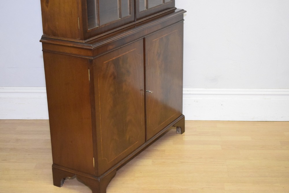 Edwardian Mahogany & Inlaid Bookcase View XXIII