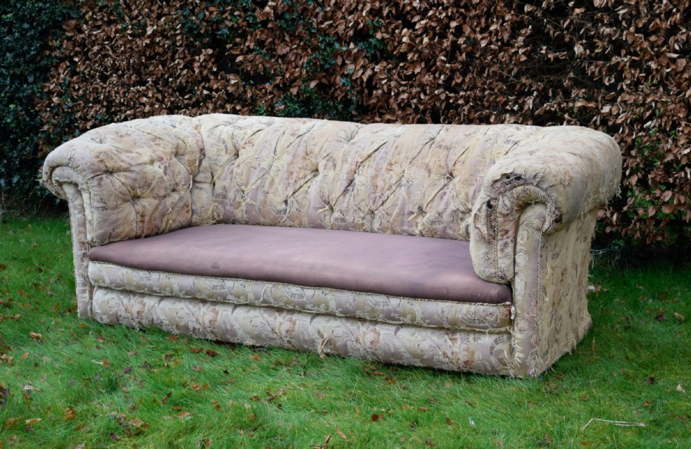 Victorian  Chesterfield Settee View IV