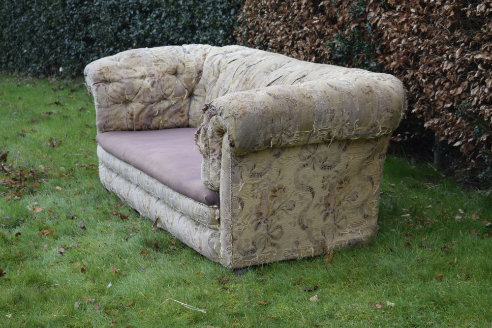 Victorian  Chesterfield Settee View VIII