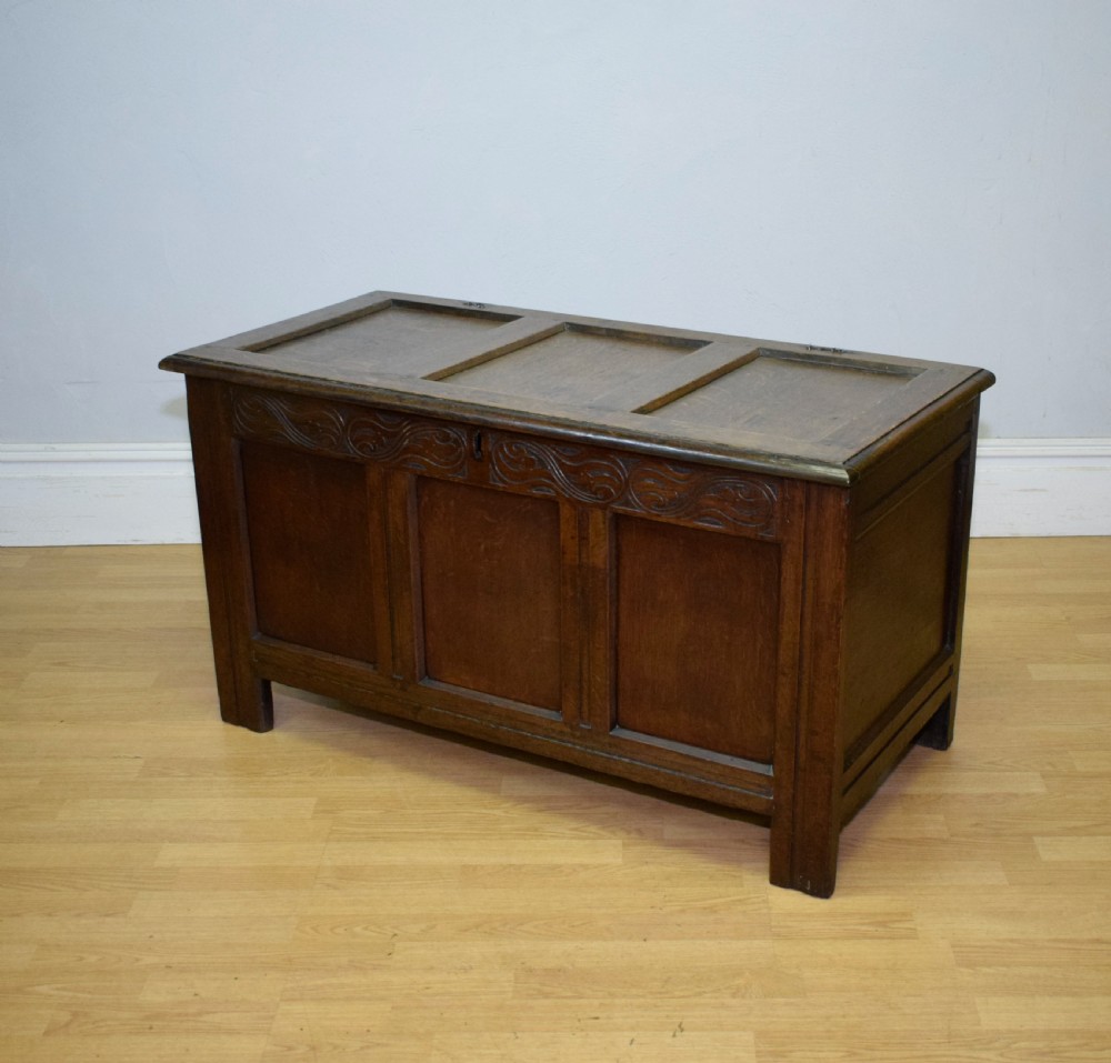 William & Mary Period Oak Coffer