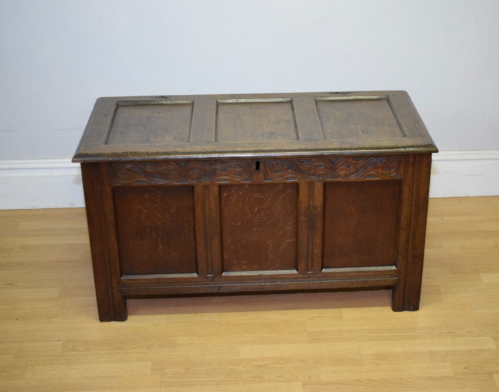 William & Mary Period Oak Coffer View VI