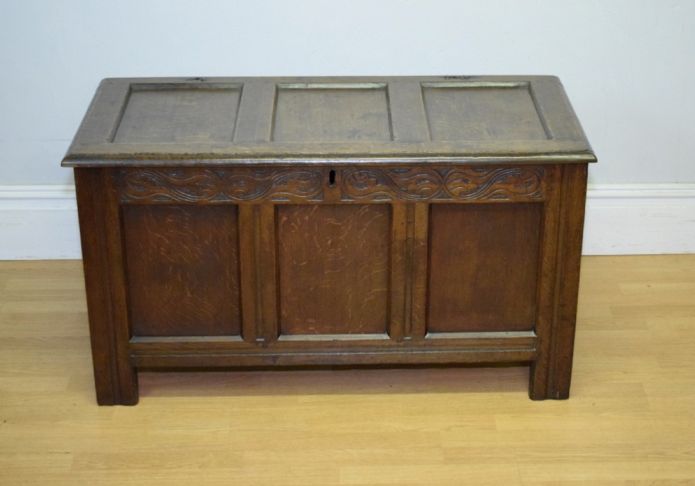 William & Mary Period Oak Coffer View X