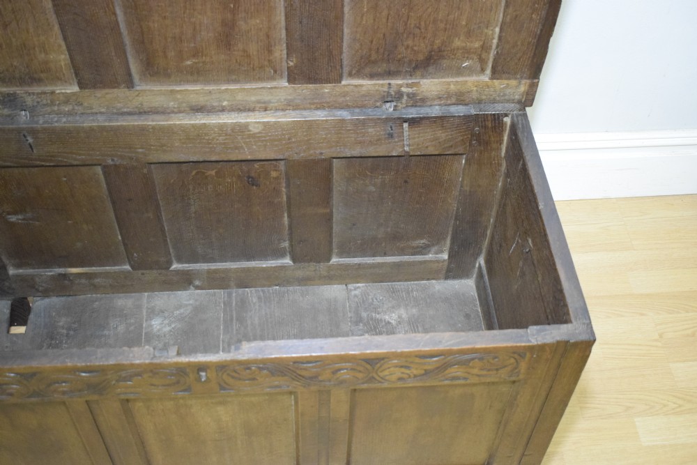 William & Mary Period Oak Coffer View XVII