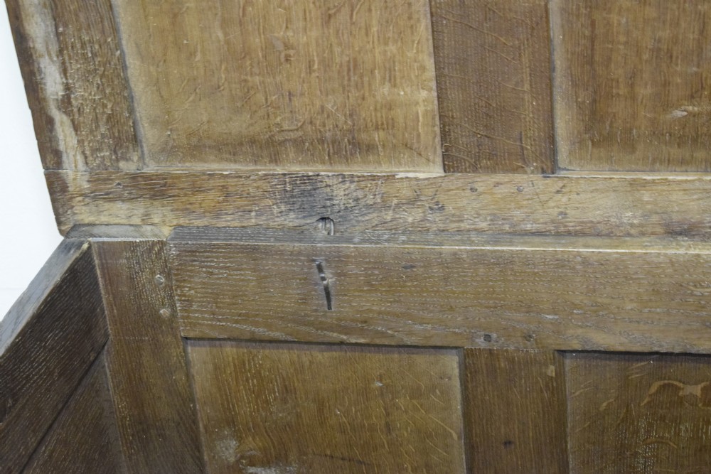 William & Mary Period Oak Coffer View XVIII