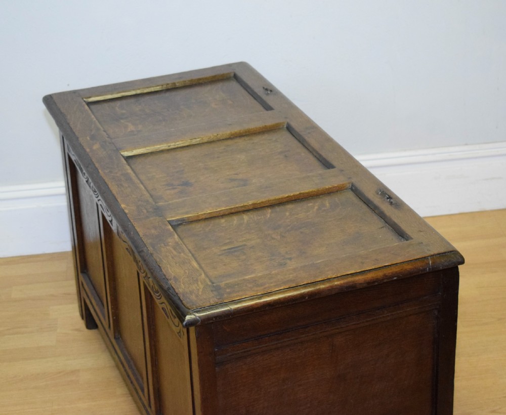 William & Mary Period Oak Coffer View XXII