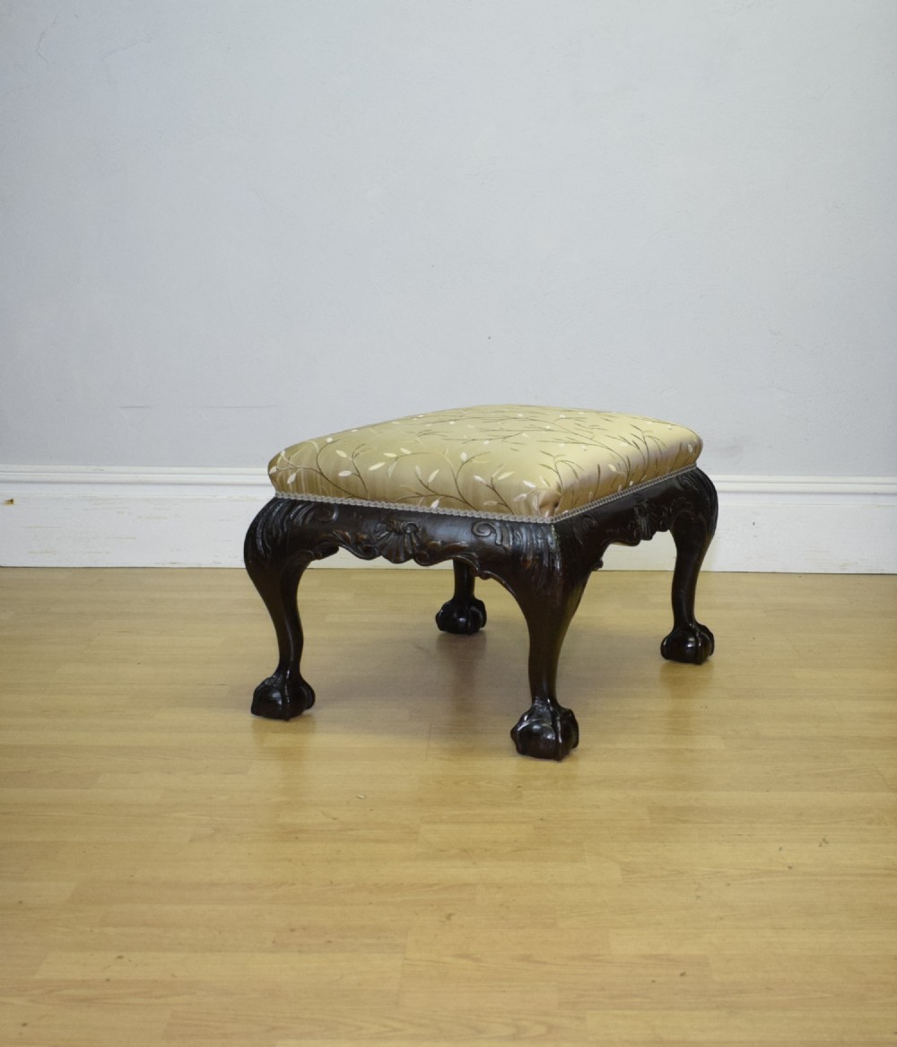 Antique Chippendale Stool View VI