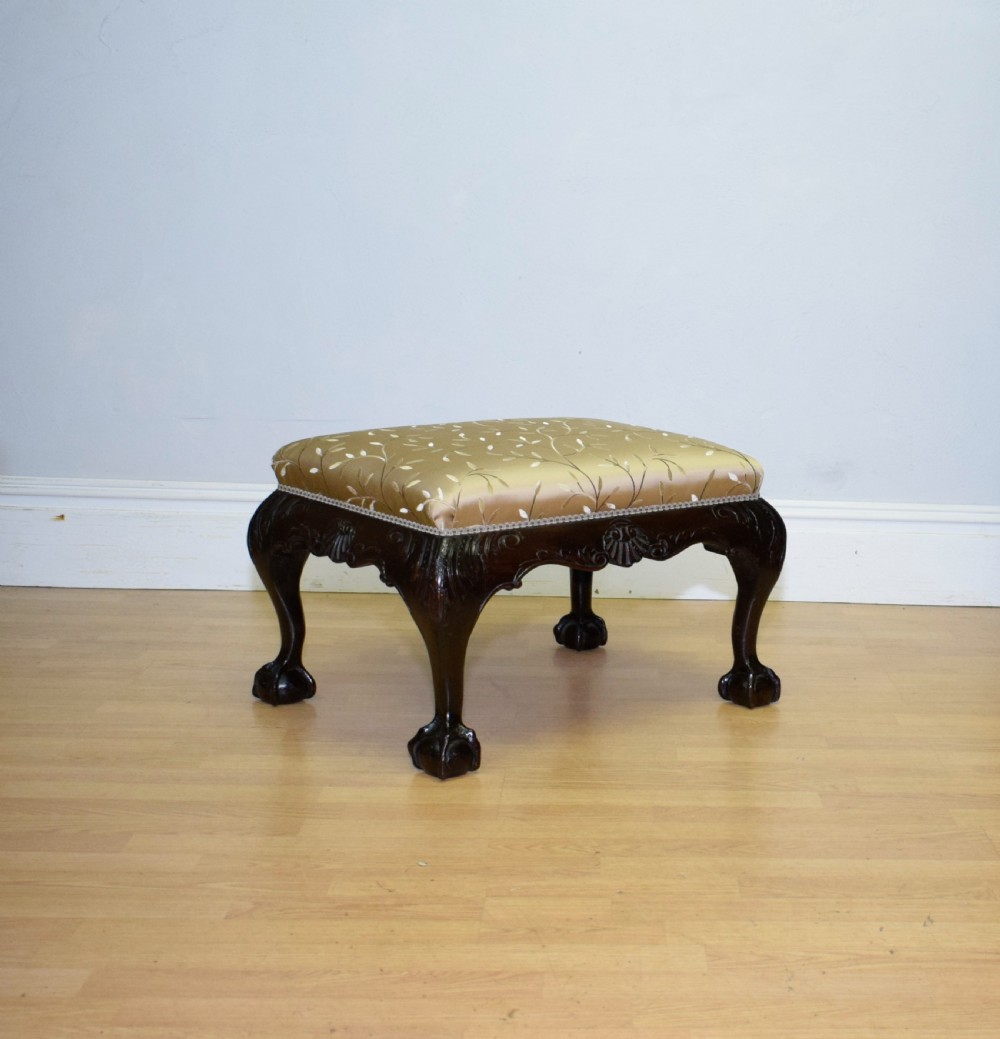 Antique Chippendale Stool View IX