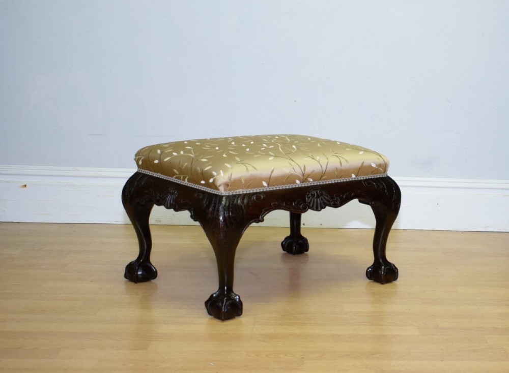 Antique Chippendale Stool View X