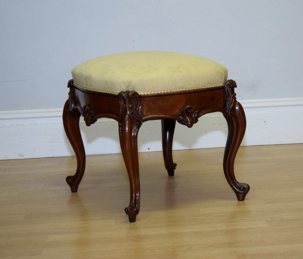 Victorian Rosewood Stool View IV