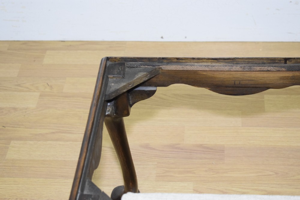 Antique Mahogany Stool View XII