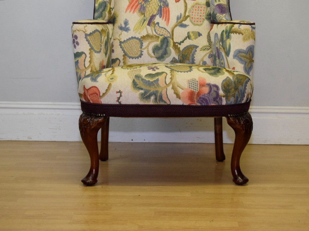 Georgian Period Wing Back Armchair View III