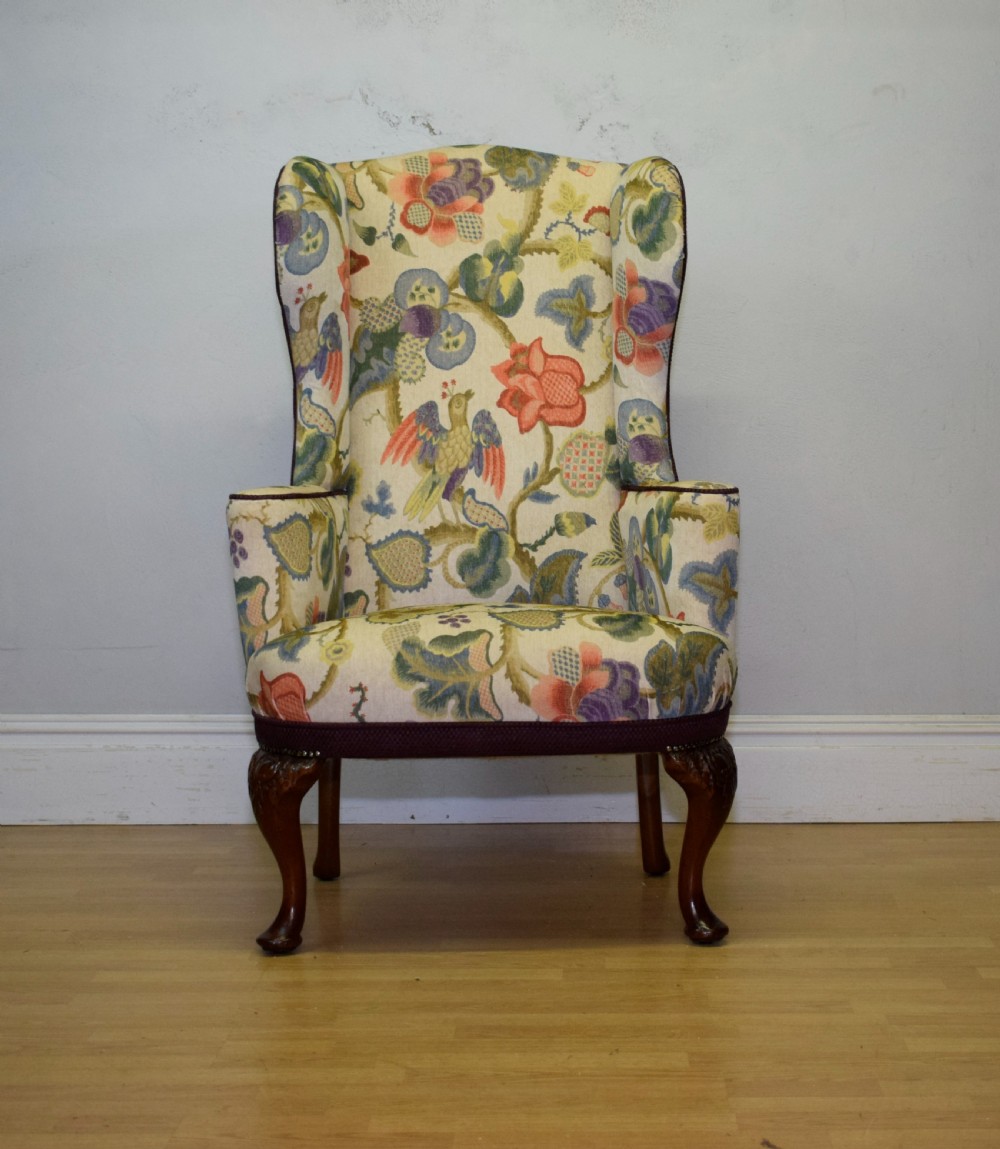 Georgian Period Wing Back Armchair View IV