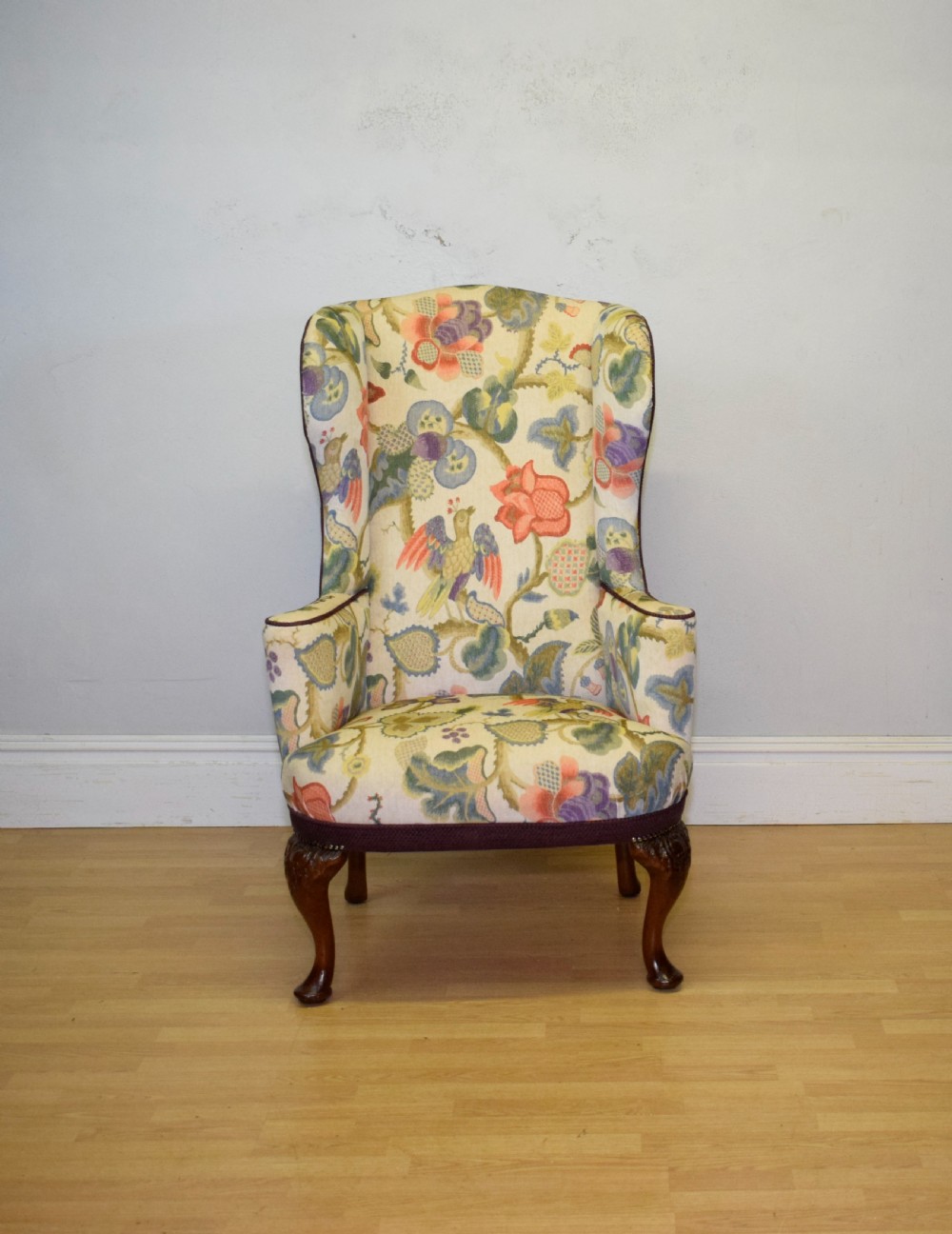 Georgian Period Wing Back Armchair View IX