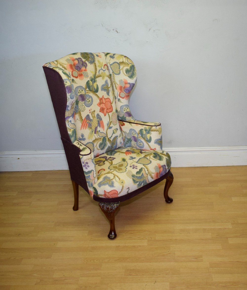 Georgian Period Wing Back Armchair View XVII