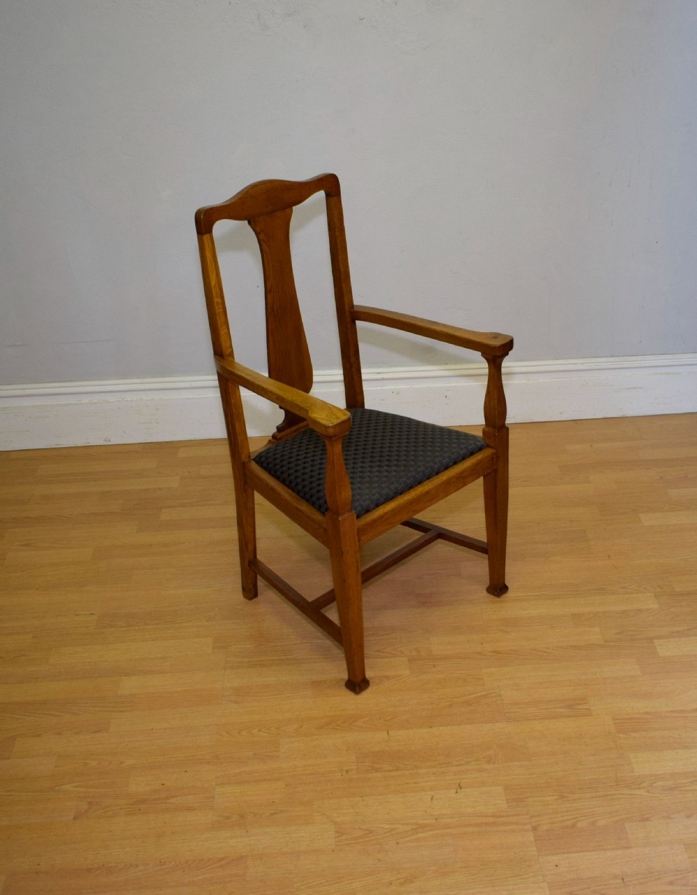 Arts & Crafts Oak Armchair View III