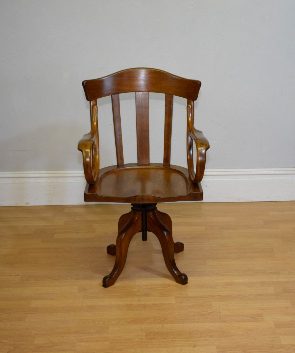 Antique Swivel Desk Chair