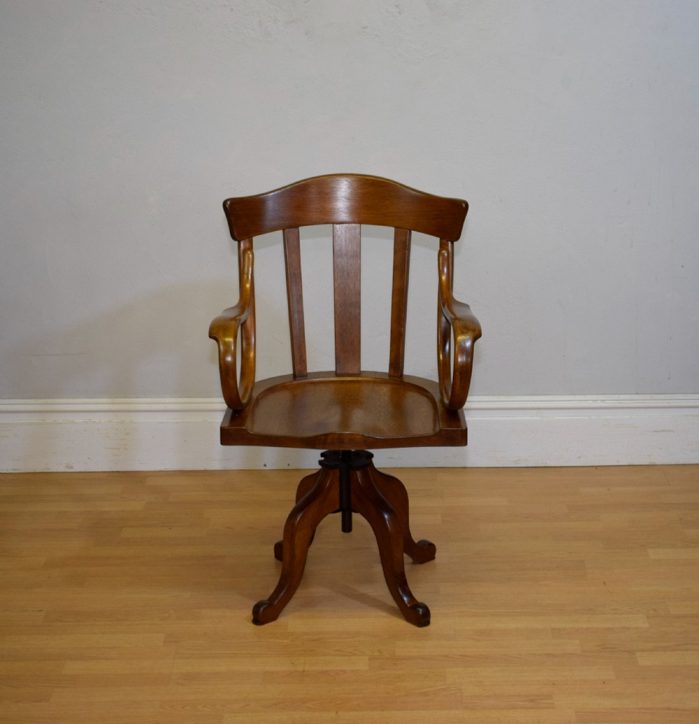 Antique Swivel Desk Chair View IV