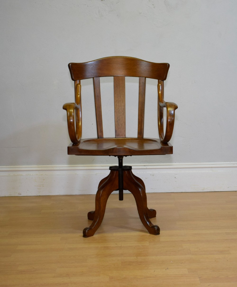 Antique Swivel Desk Chair View V