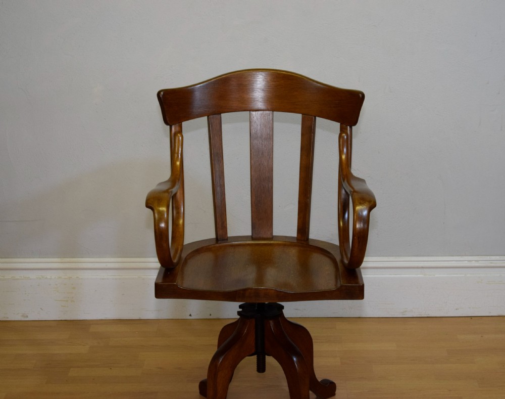 Antique Swivel Desk Chair View VI
