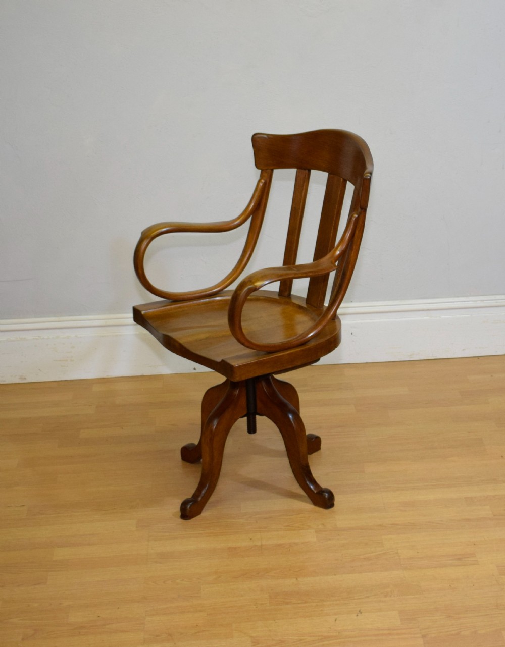 Antique Swivel Desk Chair View XVI