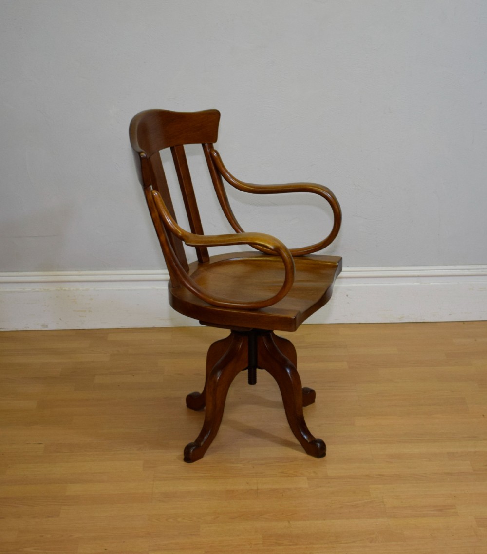 Antique Swivel Desk Chair View XIX