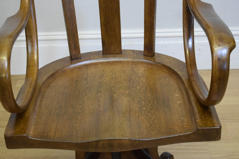 Antique Swivel Desk Chair View XXII